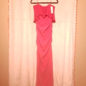 Nicole Miller strapless gown